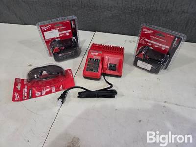 Milwaukee Red Lithium XC5.0 Batteries w/Charger