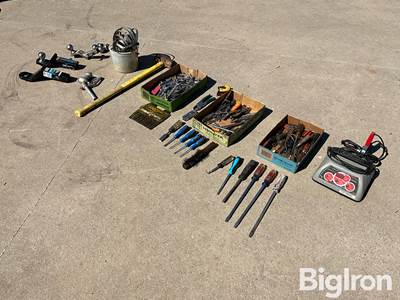 Schumacher Battery Charger, Trailer Receiver Hitches, & Hand Tools