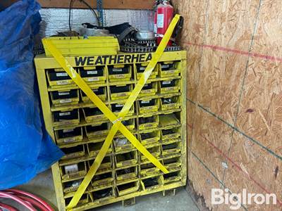 40" x 46" Parts Bin with Contents