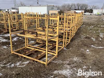 Shop Built 38”x80” Steel Shelving