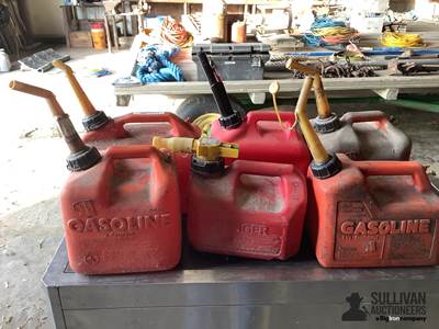 Assorted Gas Jugs