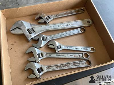 Assorted Adjustable Wrenches