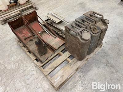 transmission jack & gas cans