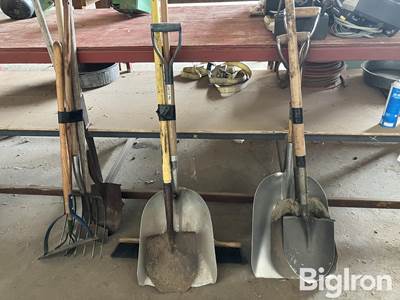 Shovels, Broom & Pitch Fork
