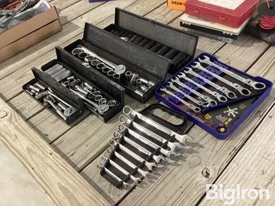 Assortment of Sockets & Wrenches