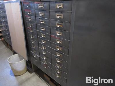 Cabinet of Nuts, Grade 5 & 8 SAE Bolts and Grade 8 NC Bolts