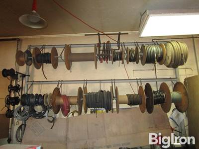 Display of Various Hose Types-Hyd, Fuel, A/C, and Cable Rolls, Welder Lead Wire