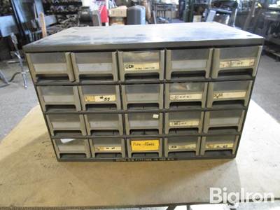 Cabinet of Brass Pipe Flare Fittings