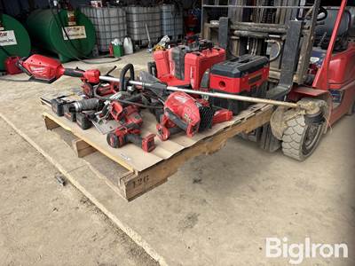 Skid of Milwaukee Power Tools