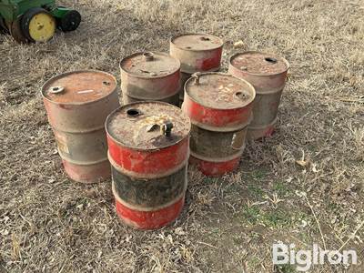 35-Gal Steel Barrels