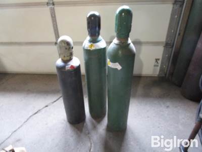 Oxygen and Acetylene Tanks