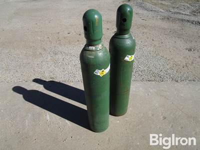 Tanks of Oxygen Torch Gas