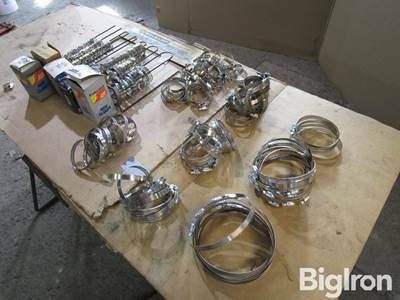 Large Assortment of Hose Clamps