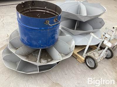 Parts Bin, Tank Cart, Roller Seat, and metal Tub