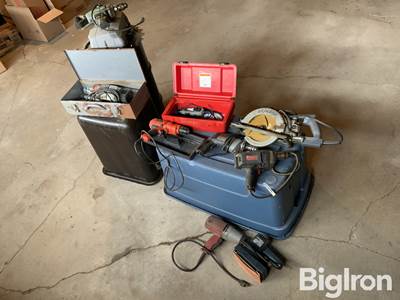 Saw, Drills, Dremel, Sander