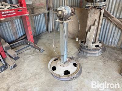 Electric Wire Wheel on Stand