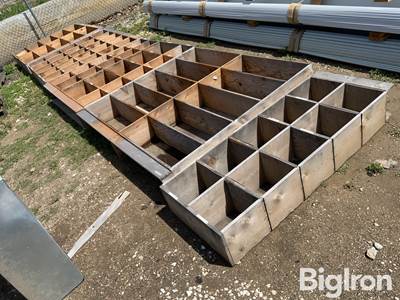 Large Wood Shelving Unit