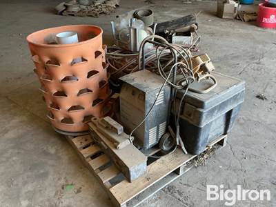 toolbox, torch & battery charger