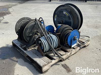 Commercial Retractable Hose Reels w/Hoses