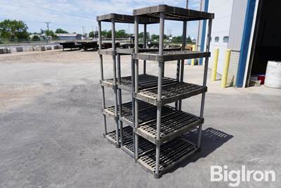 17x36 4-5 Shelf Plastic Storage Racks