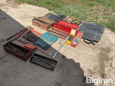 Various Hand Tools and Containers