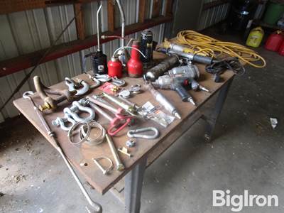 Allied & Craftsman Shop Work Bench & Tools