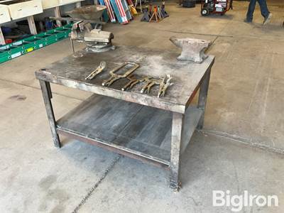 Shop built 3’x4’ Steel Work Bench