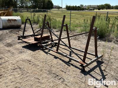 shop built Rolling metal rack