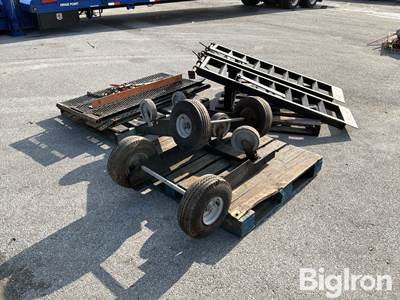 Pallet Rack w/Ramps & Dollies