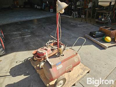 Portable Air Tank, Jumper Cables, And Radio Flyer Wagon And Other Items
