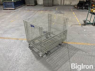 Rolling Metal Basket