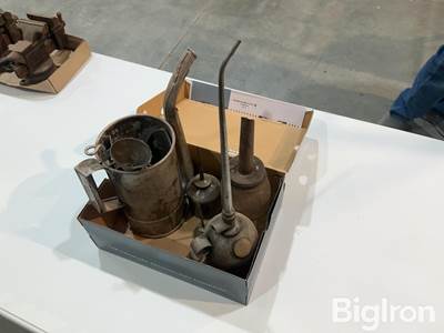 Antique Shop Oil Containers/Lube Cans