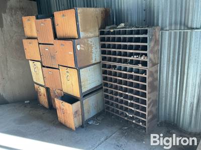 bolt bin assortment and storage lockers