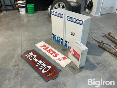 Shop Cabinets and Signage