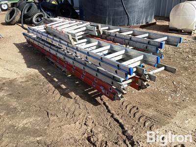 Werner /Keller 24’ Complete & Half Section Ladders