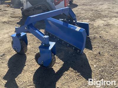 AGT 72" Skid Steer Grader Blade with Bolt-On Cutting Edge