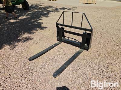 2025 AGT SAII100 Pallet Forks Skid Steer Attachment, Universal Mounts, 4"X48" Forks