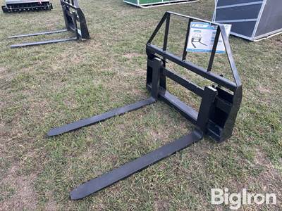 2026 AGT SAII100 Pallet Forks Skid Steer Attachment, 4"X48" Adjustable, Universal Mount