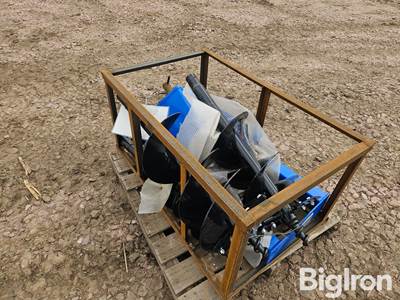 2025 AGT SSECAG-Y Post Hole Auger Skid Steer Attachment w/ 6", 12", 14" Augers