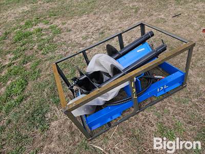 2026 AGT SSECAG-Y Post Hole Auger Skid Steer Attachment w/ 6", 12", 14" Augers