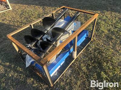 2026 AGT SSECAG-Y Skid Steer Auger with 3 Bits, 42" Max Drilling Depth