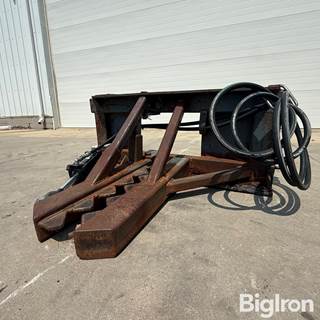 AMH TJ12UN-TRK TREE/POST Puller Skid Steer Universal Quick Attach