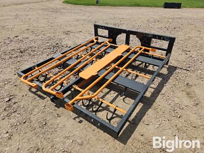 Used 2025 Arteer ACG-10 Skid Steer Hay Accumulator Grapple, 89.65" Wide, 10 Bale Capacity