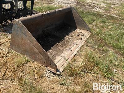 Used Bobcat 67" Skid Steer Bucket with Bolt-On Cutting Edge