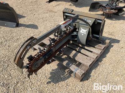 2018 Bobcat LT113 Trencher Attachment, 24"-36" Depth, 12" Auger, Cat II Hitch