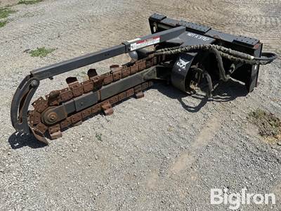 2008 Bobcat LT313 Trencher Skid Steer Attachment, 54.5" Boom 6" Chain