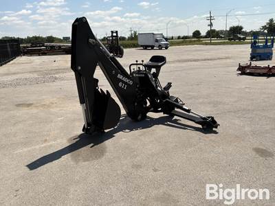 Bradco 611 Heavy Duty Skid Steer Backhoe Attachment, 11' Dig Depth