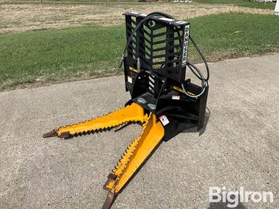 Danuser Intimidator Tree/Post Puller/Root Spade Skid Steer Attachment