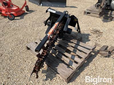 Used 2019 Ditch Witch SK5TR Trencher Attachment, 38' Max Digging Depth, Cat II Mount