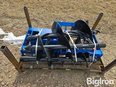 2025 GIYI Post Hole Auger Skid Steer Attachment